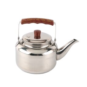 Goose Neck Kettle Manufacturer - Hot Selling OEM/ODM Stainless Steel Drum Shape Tea Coffee Teteras De Vidrio