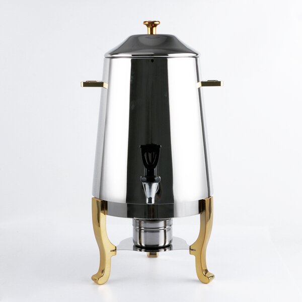 Hot Drink Dispenser Manufacturer - Gold Alcohol Heating Stainless Steel Juice Drink Silver Water With Faucet
