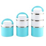 Food Container Manufacturer - Heat Preservation Multi Layer Leakproof Portable Bento Stainless Steel Lunch Box for Adults Kids