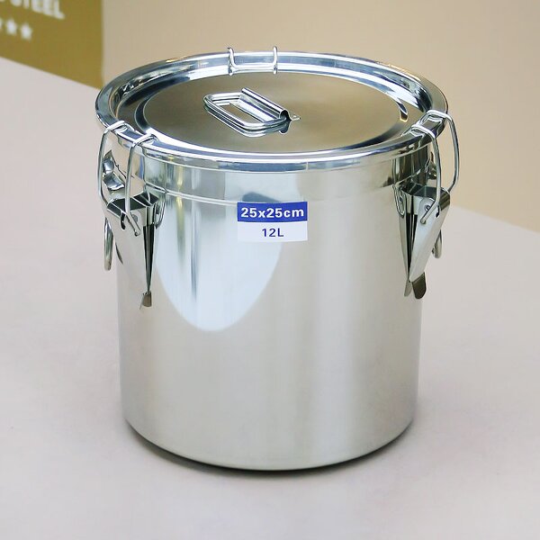 Storage Barrel Manufacturer - Stainless Steel 6L to 220L Kitchen With Lid Leakproof Cereal Container