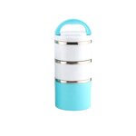 Food Container Manufacturer - Heat Preservation Multi Layer Leakproof Portable Bento Stainless Steel Lunch Box for Adults Kids