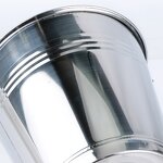 Ice Bucket Manufacturer - 1.5/2/3/4/5/6L Round Stainless Steel Metal Tin Beer Bottle Cooler for 6 Bottles With Matte Surface