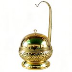 Chaffing Dishes Manufacturer - Party Wedding Table Setting Food Warmer Golden Fancy Elegant Cheffing With Hanging Glass Lid Gold