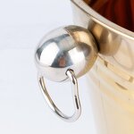 Ice Bucket Manufacturer - Custom Large 6L Luxury Stainless Steel Bar Champagne Beer Wine Bottle Cooler Gold Party