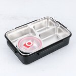 Lunch Box Set Manufacturer - Stainless Steel and Plastic Airtight Keep Food Hot Bento Food Storage Container
