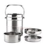 Food Carrier Manufacturer - Stainless Steel Double Wall Insulation Lunch Box Steel Soup Container