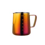 Coffee Cup Manufacturer - Stainless Steel Pull Flower Foam Milk Heat-resistant Latte Jug Pot Anti-scalding