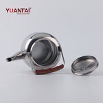 Goose Neck Kettle Manufacturer - Hot Selling OEM/ODM Stainless Steel Drum Shape Tea Coffee Teteras De Vidrio