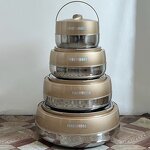 Food Storage Set Manufacturer - Dinnerware Large Capacity 4PCS Luxury Gift 2L+4L+6L+10L Stainless Steel & Container