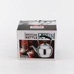 Tea Pot Manufacturer - High Quality 1.5L Stainless Steel Heat Water Modern Design for Home Kitchen Drinkware