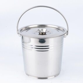 Metal Bucket Manufacturer - Multi Functional Stainless Steel Water Pail Water Ice Beer With Handle for bar Kitchen Party