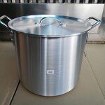 Cooking Pot Sets Manufacturer - Commercial Restaurant Big Catering 60QT 80QT 100QT Big Aluminum Soup Pot