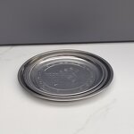 Serving Trays Manufacturer - High Quality Luxury Stainless Steel Fruit Vegetable Custom Modern Round Plated Grape Disk Catering