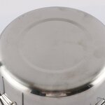 Tiffin Carrier Manufacturer - Take Away Metal Single Layer Stainless Steel 401 Food Container Lunch Box With Handle