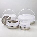 Food Storage Set Manufacturer - Dinnerware Large Capacity 4PCS Luxury Gift 2L+4L+6L+10L Stainless Steel & Container