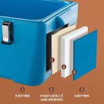 Food Storage Container Manufacturer - Removable Food Pan Stainless Steel Thermal Insulated Cooler Box Insulation Barrel Food Warmer