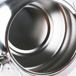 Stove Kettle Manufacturer - Stainless Steel Custom Polished 201 Kitchen Metal Teapot 3L Sustainable Stock Coffee Pot