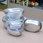 Lunch Box Manufacturer - Portable Stainless Steel 1000ml Food Storage Container with Heating Feature for Workplace
