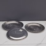 Serving Trays Manufacturer - High Quality Luxury Stainless Steel Fruit Vegetable Custom Modern Round Plated Grape Disk Catering