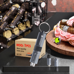 Cigar Cutter Manufacturer - Wholesale Luxury VCut with Built-in Punch Sharp Blade Metal Material Unique Gadgets Winning Product