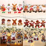 Christmas Ornaments Manufacturer - 2024 Merry Xmas Gift Santa Claus Snowman Tree Toy Doll Hang for Home New Year Decor