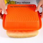 Cake Mold Manufacturer - Factory Customized Product Square Baking Tray Silicone Pan Baking Non-stick Bakeware