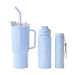 Portable Cup Manufacturer - Single-person Cute Children's Inspirational Sports Large-capacity Three-in-one Set Plastic
