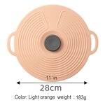 Microwave Splash Proof Lid Manufacturer - for Food Storage Reusable Suction Food Storage Silicone Pot Cover