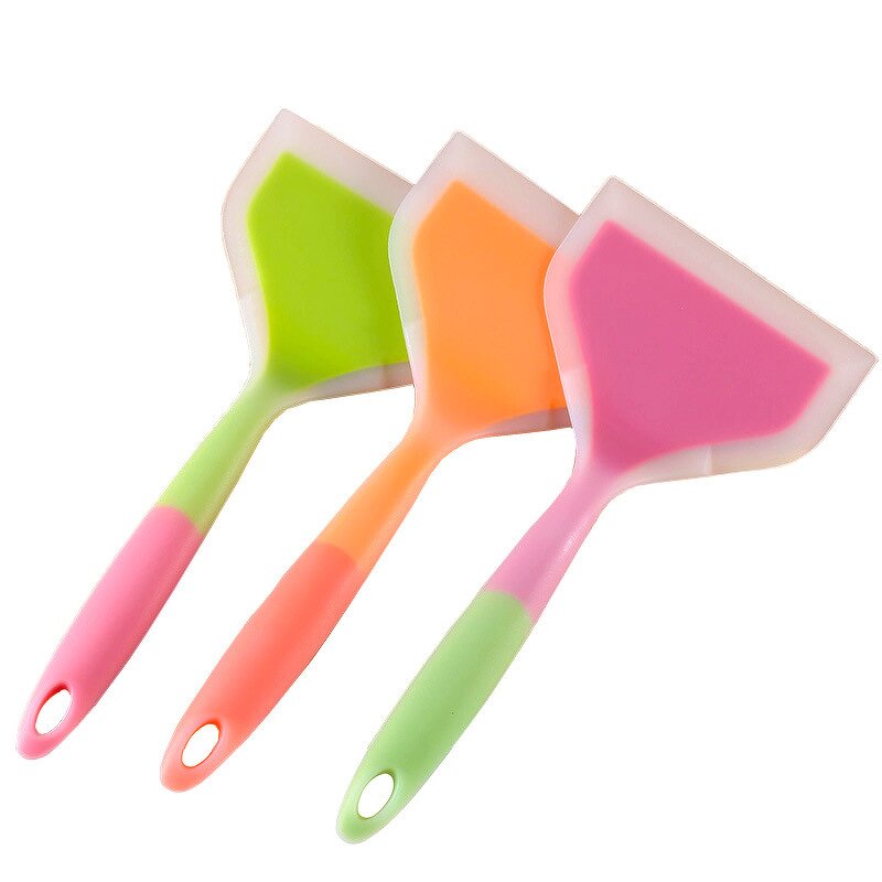 Kitchen Scraper Manufacturer - Silicone Cooking Utensils Spatula Beef Meat Egg Wide Pizza Tools Non-stick Shovel