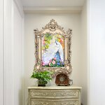 Oil Painting Manufacturer - Modern European Style Figure Portrait French Mural Corridor Bedroom Hanging Canvas for Porch or Palace