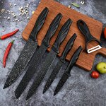 Knife Set Manufacturer - Professional Home Kitchen Chef Anti Mold of Six Pieces