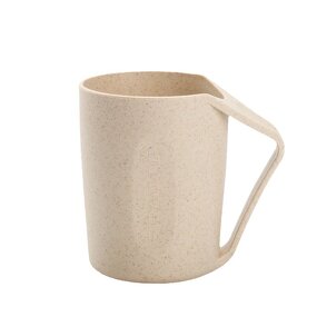 Gargle Cup Manufacturer - 2024 Popular Reusable Eco-Friendly Wheat Stalk for Washing Teeth Creative Sloping Mouth Upside Down