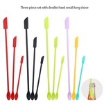 Silicone Scraper Manufacturer - Heat Resistant Kitchen Utensils Long Handled Mini Jam Multifunctional Double Headed