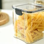 Storage Box Manufacturer - Kitchen Household Multifunctional Transparent Plastic Sealed Snack Food Jars
