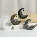 LED Night Light Manufacturer - Eid Mubarak 2024 Popular Design Middle East Arab Crescent Shape Moon Star Table Decoration