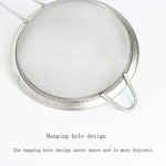 Strainer Manufacturer - Fine Mesh Stainless Steel Premium Quality Colander Sieve and Sifters for Kitchen Tea Juice