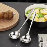 Soup Spoon Manufacturer - Stainless Steel Clip 100% Real Design 304 Serving Porridge