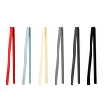 Food Clip Manufacturer - Wholesale One-piece Silicone Household Breakfast Bread Tong Pure Color Buffet Folder