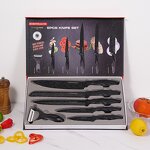 Knife Set Manufacturer - Professional Home Kitchen Chef Anti Mold of Six Pieces