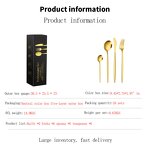 Flatware Set Manufacturer - Inox 18/10 Morden Silver Forged Types of Hotel Cutlery 24pc Dinnerware Tableware