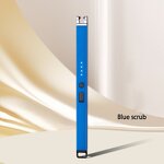 Electric Lighter Manufacturer - Wholesale Metal Customized Logo Single Arc USB Kitchen Flameless Candle