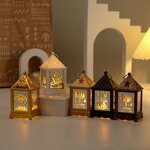 Ramadan Lantern Manufacturer - LED Light Plastic EID Mubarak Decorative Night Light Ornaments for Islamic Muslim Party Eid Decor