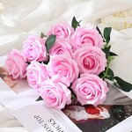 Artificial Silk Flower Manufacturer - 2025 High-End Ins Design Pearl Rose Wedding Arrangements Home Decor Simulated Roses Valentine's Day Gift