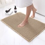 Bath Mat Manufacturer - Custom Tassel Waffle Non-slip Water Absorbent Braided Anti Slip Microfiber Soft Shaggy Shower
