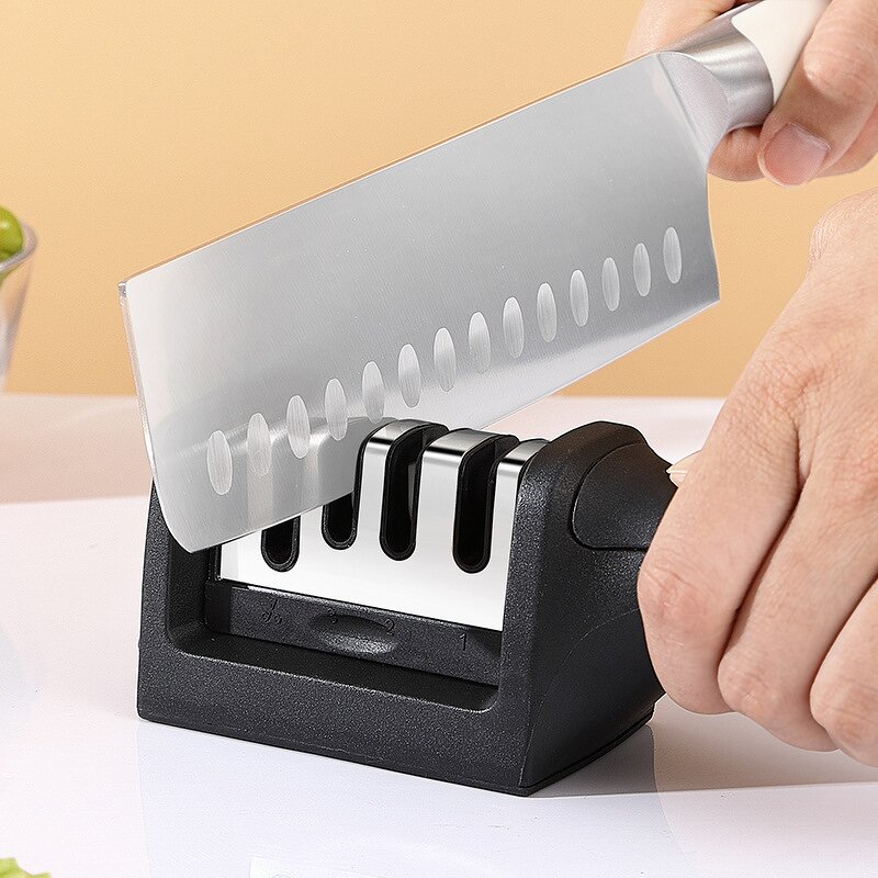 Knife Sharpener Manufacturer - Household Four-stage Creative Manual Fast Sharpening Knife Scissors Tool