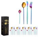 Flatware Set Manufacturer - Inox 18/10 Morden Silver Forged Types of Hotel Cutlery 24pc Dinnerware Tableware