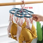 Hooks Manufacturer - Household Multifunctional Dormitory Socks Drying Rack Multi Clip Baby Windproof Clothes Hanging Underwear