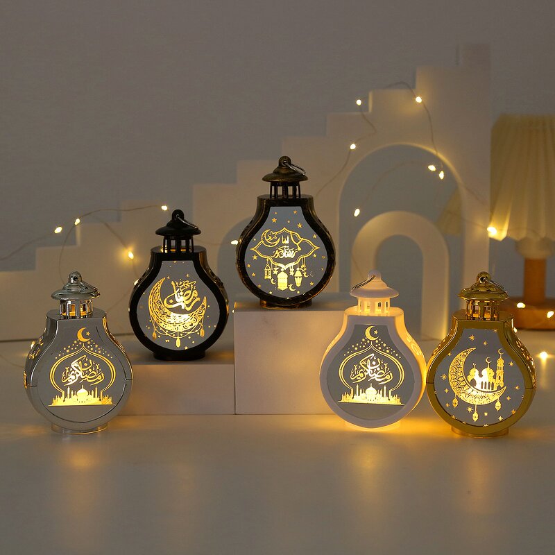 Ramadan Lantern Manufacturer - New Design EID Mubarak Home Islamic Muslim Party Eid LED Light 2025 Kareem