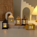 Ramadan Lantern Manufacturer - LED Light Plastic EID Mubarak Decorative Night Light Ornaments for Islamic Muslim Party Eid Decor