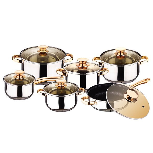 Cookware Set Manufacturer - 2024 Hex Clad Non Stick Kitchen Stainless Steel Cooking Pans With Glass Lid Food Grade Honeycomb Pot